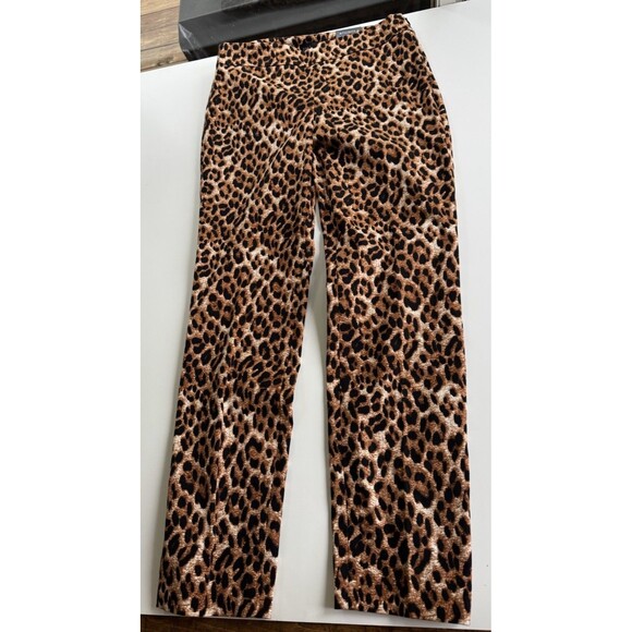 Talbots Leopard Print Ankle Pants - Picture 8 of 11